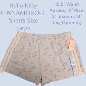 Hello Kitty Cinnamoroll Shorts - Large
